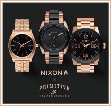 NIXON PRIMITIVE SKATEBOARDING COLLECTION