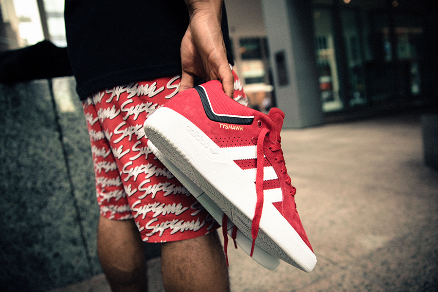 [PRODUCTS] ADIDAS SKATEBOARDING - TYSHAWN RED / WHITE